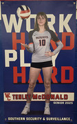 Barracuda Volleyball Club 2025:  #10 Tenley McDonald 